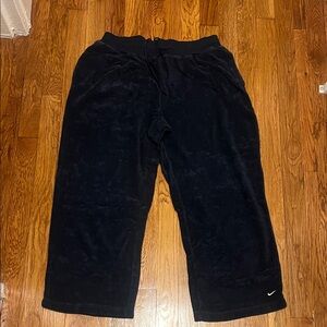 Nike Terry Cloth Blue Capris